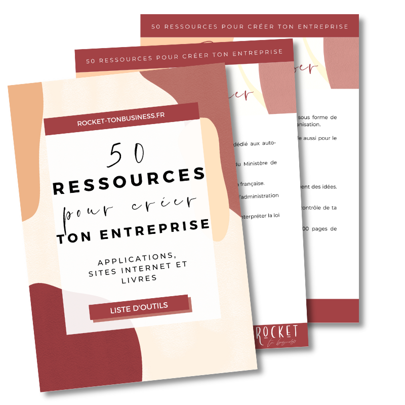 Visuel liste 50 ressources création entreprise