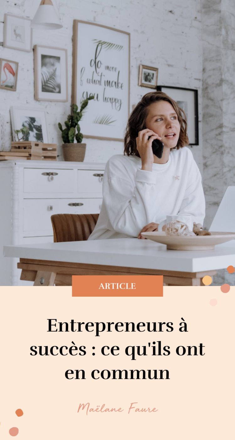 Les 7 Critères D'un Entrepreneur Qui Réussit   Maëlane Faure